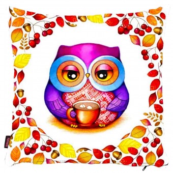 Baykuş Yastık Kılıfı-2